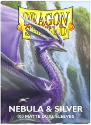 Dragon Shield: Matte Dual Card Sleeves (100): Nebula & Silver  