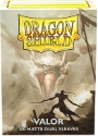 Dragon Shield: Matte Dual Card Sleeves (100): Valor 
