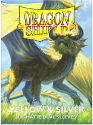 Dragon Shield: Matte Dual Card Sleeves (100): Yellow & Silver 
