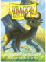 Dragon Shield: Matte Dual Card Sleeves (100): Yellow & Silver - AT-15071 [5706569150716]