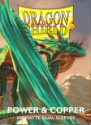 Dragon Shield: Matte Dual Card Sleeves (100): POWER AND COPPER 