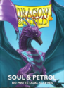 Dragon Shield: Matte Dual Card Sleeves (100): SOUL AND PETROL 