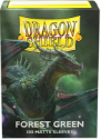 Dragon Shield: Standard Card Sleeves (100): Matte Forest Green 