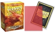 Dragon Shield: Matte Card Sleeves (100): Clear Red - AT-11043 [5706569110437]