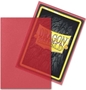 Dragon Shield: Matte Card Sleeves (100): Clear Red - AT-11043 [5706569110437]