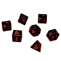 Ultra Pro: Dungeons & Dragons: Heavy Metal Dice 7-Die Set 