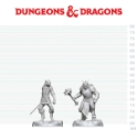 Dungeons & Dragons Nolzur’s Marvelous Miniatures: Dragonborn Paladin & Dragonborn Squire 