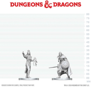 Dungeons &amp; Dragons Nolzur’s Marvelous Miniatures: Drow Elite Warrior & Drow Priestess of Lolth