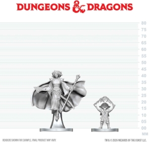 Dungeons &amp; Dragons Nolzur’s Marvelous Miniatures: Gnome Warlock & Aasimar Wizard
