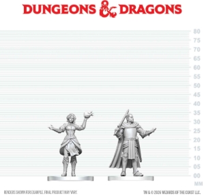 Dungeons &amp; Dragons Nolzur’s Marvelous Miniatures: Knight & Mage Apprentice