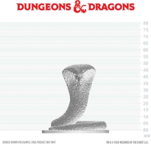 Dungeons &amp; Dragons Nolzur’s Marvelous Miniatures: Polar Serpent