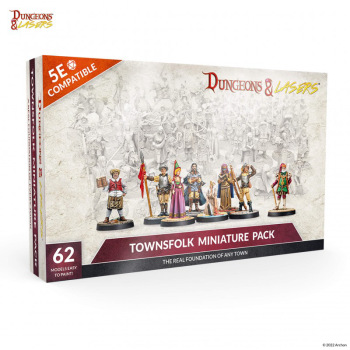Dungeons & Lasers: Townsfolk Miniature Pack 