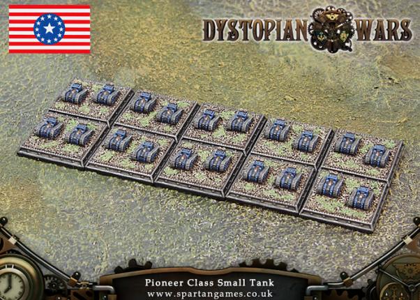 Dystopian Wars: Federated States Of America: Pioneer Class Small Tank 