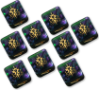 Elder Dice: D6 Set: Crest of Dragon: Glass/Wax - INB-ED6-W01 [787790575221]