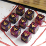 Elder Dice: D6 Set: Crown of the Night: Glass/Wax - INB-ED6-M01 [787790945383]