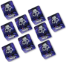 Elder Dice: D6 Set: Seal of Yog-Sothoth: Glass/Wax - INB-ED6-G31 [787790945185]