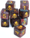 Elder Dice: D6 Set: Seal of Yog-Sothoth: Nebula 