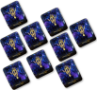 Elder Dice: D6 Set: Seer's Eye: Glass/Wax - INB-ED6-T01 [787790575122]