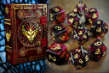 Elder Dice: Polyhedral 10 Die Set: Crown of the Night Mother: Glass/Wax  - INB-EDP-M01 [850003463346]