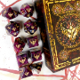 Elder Dice: Polyhedral 10 Die Set: Crown of the Night Mother: Glass/Wax  - INB-EDP-M01 [850003463346]