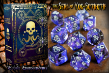 Elder Dice: Polyhedral 10 Die Set: Seal of Yog-Sothoth: Glass/Wax: Mythic Cobalt Transcendence - INB-EDP-G31 [850003463353]