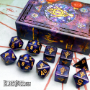 Elder Dice: Polyhedral 10 Die Set: Seer's Eye: Glass/Wax: Mythic  - INB-EDP-T01 [850003463865]
