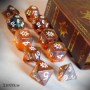 Elder Dice: Polyhedral 10 Die Set: Star of Azathoth: Glass/Wax: Mythic Dark Sun  - INB-EDP-S31 [850003463872]