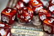 Elder Dice Polyhedral Set: Cthulhu: Red with Bone White - INB-EDP-C01B [850003463919]