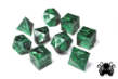 Elder Dice Polyhedral Set: Cthulhu: Drowned Green Raw - INB-EDP-CR1 [787790576822]