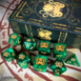 Elder Dice Polyhedral Set: Cthulhu: Drowned Green - INB-EDP-C11 [850003463216]