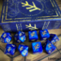 Elder Dice: Polyhedral Set: Elder Sign: Blue Aether - INB-EDP-L11 [850003463230]