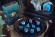 Elder Dice Polyhedral Set: Eye of Chaos: Nebula Lapis Lazuli with Gold - INB-EDP-E01 [850003463124]