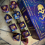 Elder Dice Polyhedral Set: Seal of Yog-Sothoth: Nebula Space with Gold - INB-EDP-G01 [850003463148]