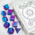 Elder Dice Polyhedral Set: Sigil of the Dreamlands Kadathian Ice Raw 