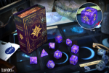 Elder Dice: Polyhedral Set: Star of Azathoth: Nebula Purple Void with Gold - INB-EDP-S01 [850003463131]