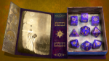 Elder Dice: Polyhedral Set: Star of Azathoth: Nebula Purple Void with Gold - INB-EDP-S01 [850003463131]
