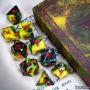 Elder Dice: Polyhedral Set: Yellow Sign: Blood Edition - INB-EDP-Y01B [787790576327]