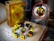 Elder Dice: Polyhedral Set: Yellow Sign: Blood Edition - INB-EDP-Y01B [787790576327]