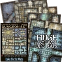 Essential RPG Battle Mats Dungeon Set 