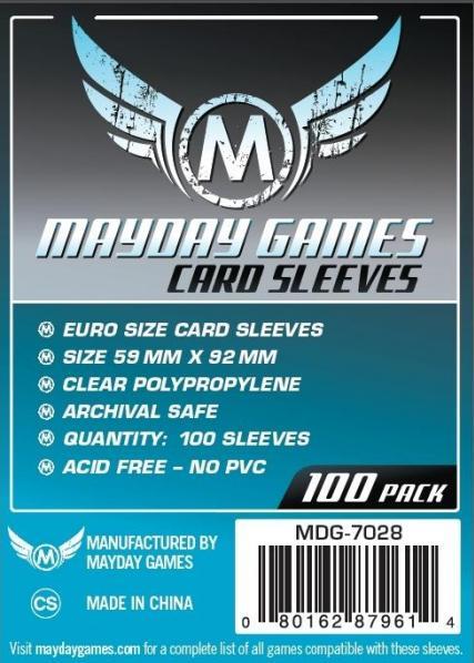 Mayday: Silver Label: Euro Game Sleeves 
