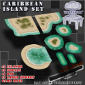 F.A.T. Mats: CARIBBEAN ISLAND SET 