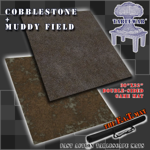 F.A.T. Mats: Cobblestone / Muddy Field 30"X22"