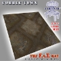 F.A.T. Mats: Cobbletown + Dungeon Floor 3×3' - [784008124752]
