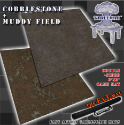 F.A.T. Mats: Core Environments: Cobblestone + Muddy Field (3 X 3) 