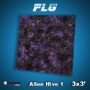 FLG Mats: Alien Hive- Purple (3x3) - FLG Mats: Alien Hive- Purple (3x3)