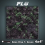 FLG Mats: Alien Hive- Green (4x4) - FLG Mats: Alien Hive- Green (4x4)