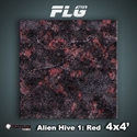 FLG Mats: Alien Hive- Red (4x4) 