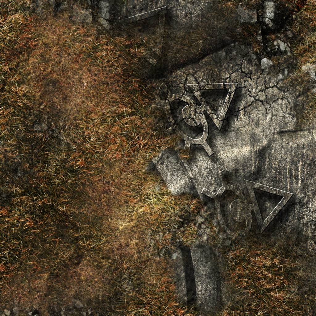 Frontline Gaming FLG Mats Ancient Alien Ruins 44 X60 FLG44X60ALIENRN