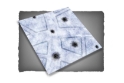 FLG Mats: War-torn Snow Covered Cobblestone City 1 (3x3) 
