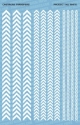 Fallout Hobbies Decals: Chevrons (White) 